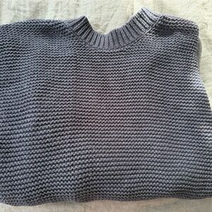 Alex Mill Women’s Cotton Button Back Sweater Navy size L